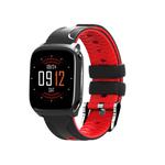 TF9 1.3 inch IPS Color Screen Smart Bracelet IP67 Waterproof, Support Call Reminder/ Heart Rate Monitoring /Blood Pressure Monitoring/ Sleep Monitoring/Sedentary Reminder (Black Red)