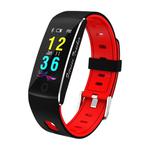 F10 0.96 inch TFT Color Screen Smart Bracelet IP67 Waterproof, Support Call Reminder/ Heart Rate Monitoring /Blood Pressure Monitoring/ Sleep Monitoring/Blood Oxygen Monitoring (Red)