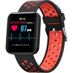 S88 1.54 inches TFT Color Screen Smart Bracelet IP67 Waterproof, Silicone Watchband, Support Call Reminder /Heart Rate Monitoring /Sleep Monitoring /Sedentary Reminder /Blood Pressure Monitoring(Red)