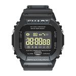 EX16T 1.21 inches LCD Screen Smart Watch 50m Waterproof, Support Pedometer / Call Reminder / Motion Monitoring / Remote Camera(Black)
