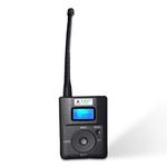 HRD-831 Portable FM Transmitter Receiver, Support TF Card (Black)