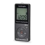 HRD-602 Digital Display FM AM Mini Sports Radio with Step Counting Function (Black)