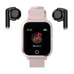 HAMTOD M6 3 in 1 TWS MP3 Sport Bracelet Bluetooth Smart Watch, Support  Heart Rate Monitoring / Sleep Monitoring / Sedentary Reminder  / Photo Control / Blood  Pressure(Pink)