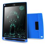 Portable 8.5 inch LCD Writing Tablet Drawing Graffiti Electronic Handwriting Pad Message Graphics Board Draft Paper with Writing Pen(Blue)