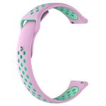Double Color Watch Band for Galaxy S3 Ticwatch Pro(Pink)