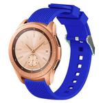 Vertical Grain Watch Band for Galaxy Watch 42mm(Sapphire Blue)