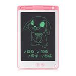 8.5-inch LCD Writing Tablet, Supports One-click Clear & Local Erase (Pink)