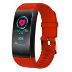 QW18 Fitness Tracker 0.96 inch HD Color Screen Smartband Smart Bracelet, IP68 Waterproof, Support Sports Mode / Sleep Monitor / Bluetooth Camera / Heart Rate Monitor (Red)