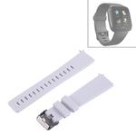 For Fitbit Versa / Versa 2 Simple Fashion Silicone Watch Band(White)