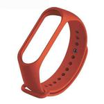 Pure Color Soft TPU  Watch Bands for Xiaomi Mi Band 4, Host Not Included(Orange)