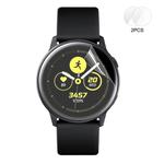 2 PCS ENKAY Hat-Prince Full Screen Coverage Without Warping Edge TPU Soft Film for Galaxy Watch Active