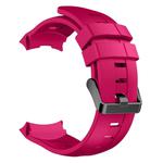 For Suunto Ambit3 Vertical Silicone Watch Band, Width: 24mm(Magenta)