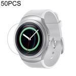 50 PCS For Samsung Gear S2 0.26mm 2.5D Tempered Glass Film