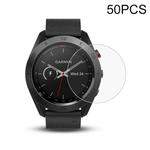 50 PCS For Garmin Approach S60 0.26mm 2.5D Tempered Glass Film