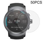 50 PCS For LG Watch Sport 0.26mm 2.5D Tempered Glass Film