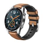 HUAWEI WATCH GT Fashion Wristband Bluetooth Fitness Tracker Smart Watch, Support Heart Rate / Pressure Monitoring / Exercise / Pedometer / Sleep Monitor / Call Reminder / Sedentary Reminder(Steel Color)