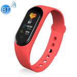 Mi5 0.96 inch Color Screen Smart Bracelet, Support Call Reminder /Heart Rate Monitoring/Sleep Monitoring/Blood Pressure Monitoring (Red)