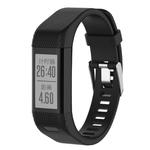 Smart Watch Silicone Watch Band for Garmin Vivosmart HR+(Black)