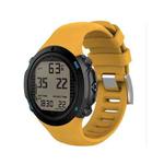 Smart Watch Silicone Watch Band for Suunto D6i(Yellow)