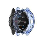 For Garmin Fenix 6 TPU Half Coverage Smart Watch Protevtice Case(Blue)