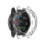 For Garmin Fenix 6 TPU Half Coverage Smart Watch Protevtice Case(White)