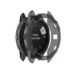 For Garmin Fenix 6X TPU Half Coverage Smart Watch Protevtice Case(Black)