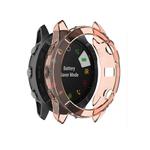 For Garmin Fenix 6X TPU Half Coverage Smart Watch Protevtice Case(Orange)