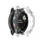 For Garmin Fenix 6X TPU Half Coverage Smart Watch Protevtice Case(White)