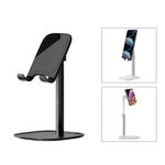 ROCK RPH0944 Adjustable Lifting 90 Degree Rotation ABS Stand Desktop Phone Tablet Holder(Black)