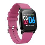 CV06 1.3 inch TFT Color Screen TPU Watch Band Smart Bracelet, Support Call Reminder/ Heart Rate Monitoring /Blood Pressure Monitoring/ Sleep Monitoring/Blood Oxygen Monitoring (Magenta)