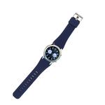 For Samsung Gear S3 Classic Smart Watch Silicone Watchband, Length: about 22.4cm(Dark Blue)