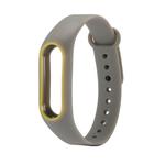 For Xiaomi Mi Band 2 Colorful Silicone Watch Band Host not Included(Grey)