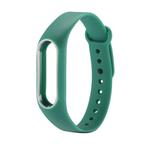 For Xiaomi Mi Band 2 Colorful Silicone Watch Band Host not Included(Grass Green)