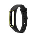 For Xiaomi Mi Band 2 Colorful Silicone Watch Band Host not Included(Black)