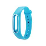 For Xiaomi Mi Band 2 Colorful Silicone Watch Band Host not Included(Blue)