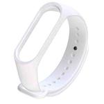 Silicone Watch Band for Xiaomi Mi Band 3(White)