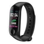 M3 0.96 inches TFT Color Screen Smart Bracelet IP67 Waterproof, Support Call Reminder /Heart Rate Monitoring /Blood Pressure Monitoring /Sleep Monitoring /Weather Forecast (Black)