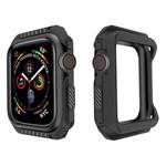 Smart Watch Shockproof Two Color Protective Case for Apple Watch Series 3 38mm(Black)