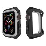 Smart Watch Shockproof Two Color Protective Case for Apple Watch Series 3 38mm(Black Grey)