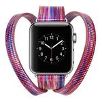 Colourful Sheep Leather Crown Watch Band for Apple Watch Series 3 & 2 & 1 42mm