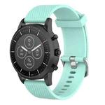 22mm Texture Silicone Wrist Strap Watch Band for Fossil Hybrid Smartwatch HR, Male Gen 4 Explorist HR, Male Sport (Green)