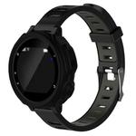 Solid Color Silicone Watch Protective Case for Garmin F235 / F750(Black)