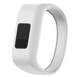 Silicone Sport Watch Band for Garmin Vivofit JR, Size: Large(White)