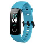 Solid Color Silicone Watch Band for Huawei Honor Band 4(Blue)