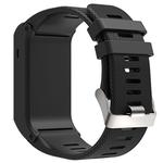 Silicone Sport Watch Band for Garmin Vivoactive HR(Black)