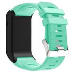 Silicone Sport Watch Band for Garmin Vivoactive HR(Mint Green)