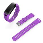 Silicone Sport Watch Band for Garmin Vivosmart HR(Purple)