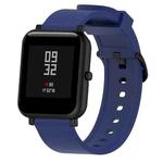 Silicone Glossy Sport Watch Band for Huami Amazfit Bip Lite Version 20mm(Aqua Blue)
