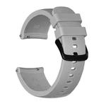 Crazy Horse Texture Silicone Watch Band for Huami Amazfit Bip Lite Version 20mm(Grey)