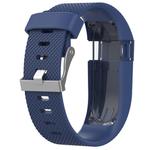 Solid Color Adjustable Watch Band for FITBIT Charge HR(Blue)